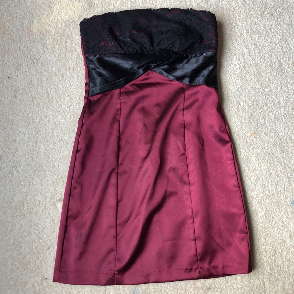 Crimson Cocktail Dress